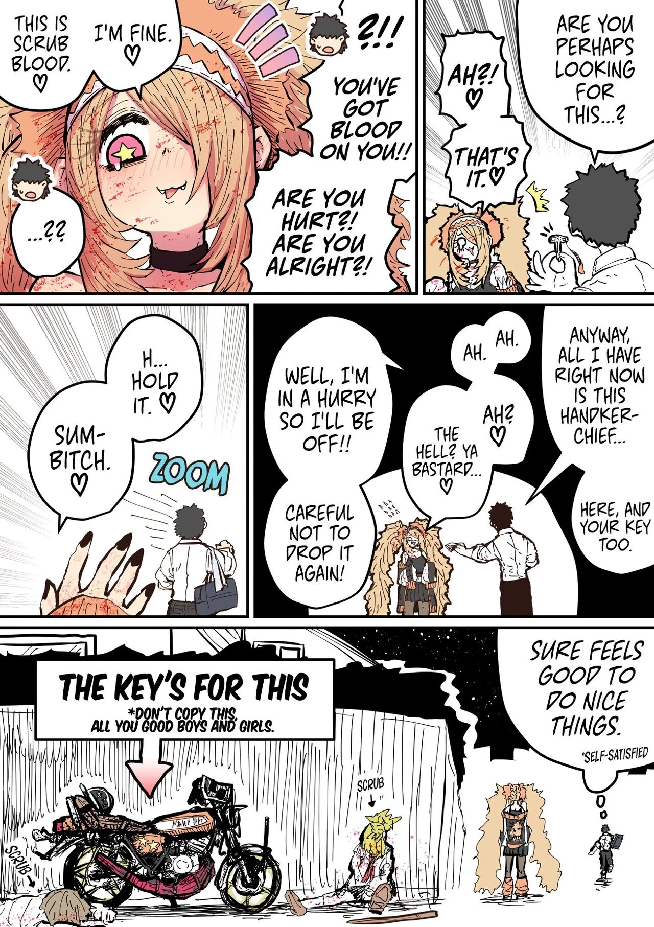 Being Targeted by Hyena-chan (ongoing) porn comic picture 24