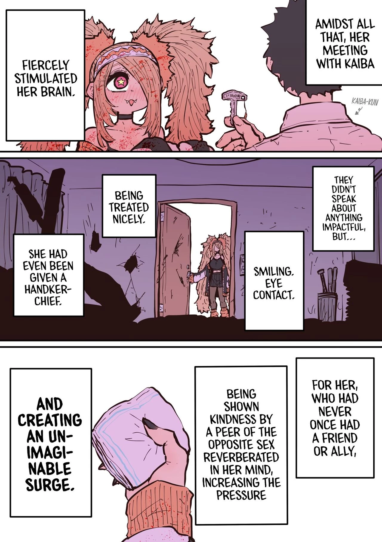 Being Targeted by Hyena-chan (ongoing) porn comic picture 26