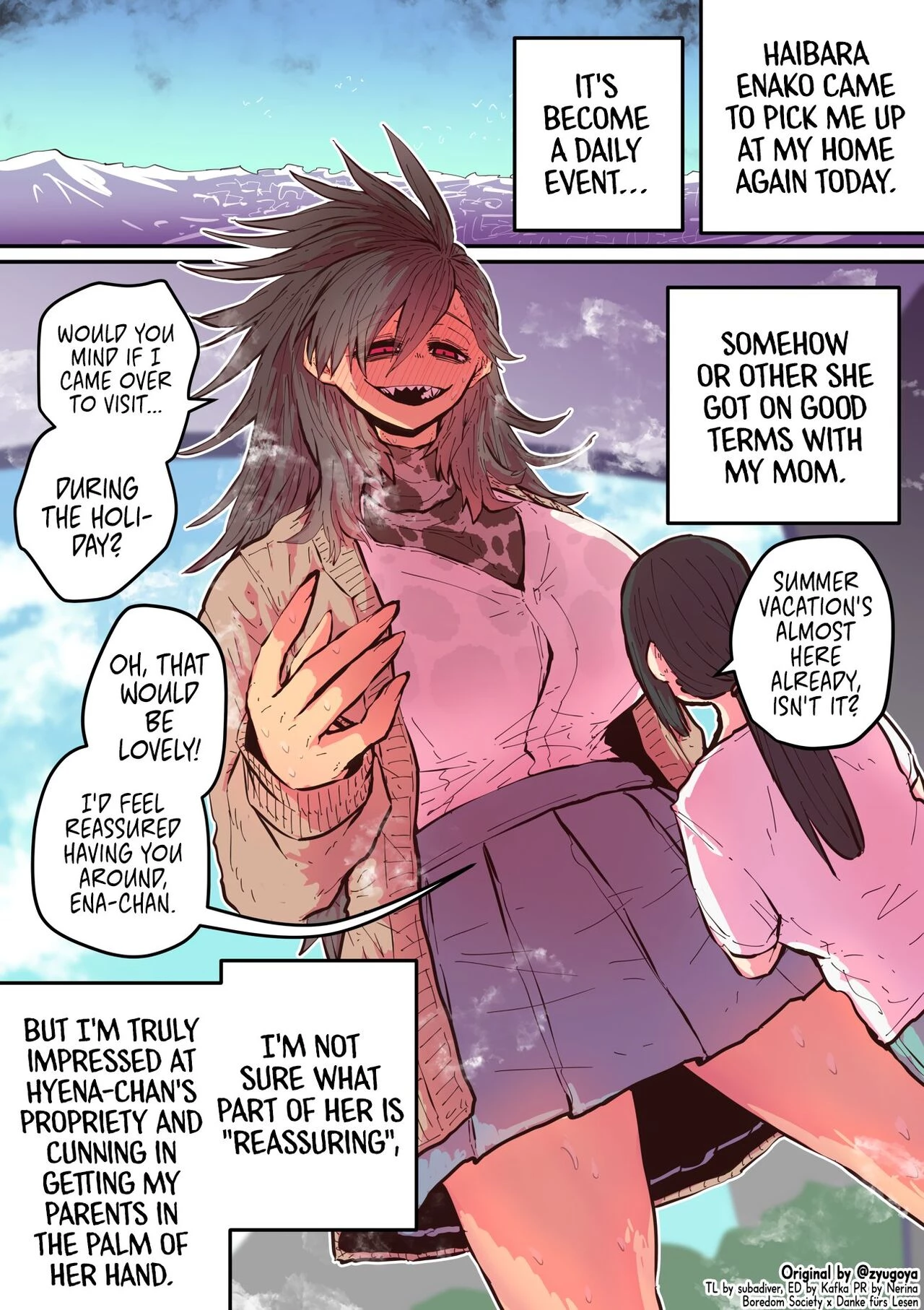 Being Targeted by Hyena-chan (ongoing) porn comic picture 28