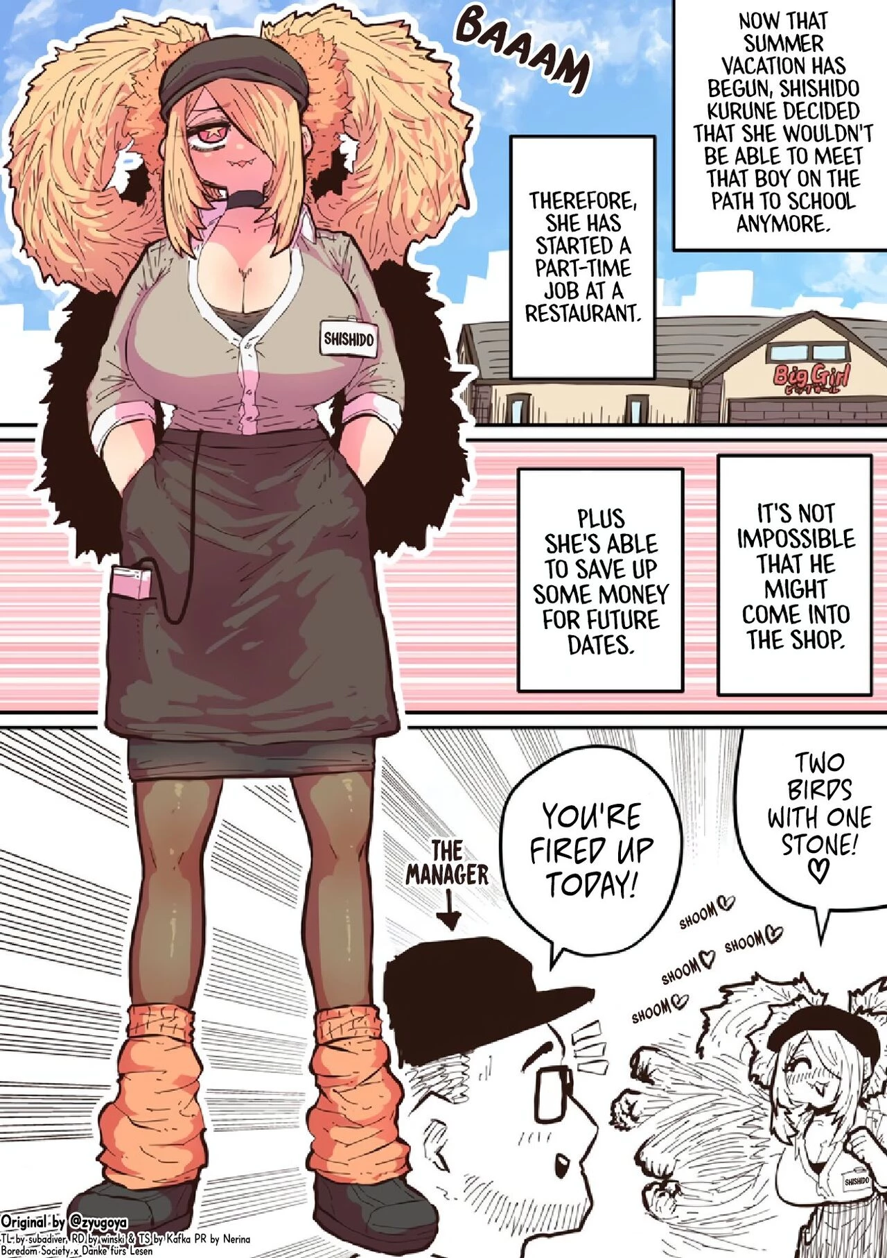 Being Targeted by Hyena-chan (ongoing) porn comic picture 31