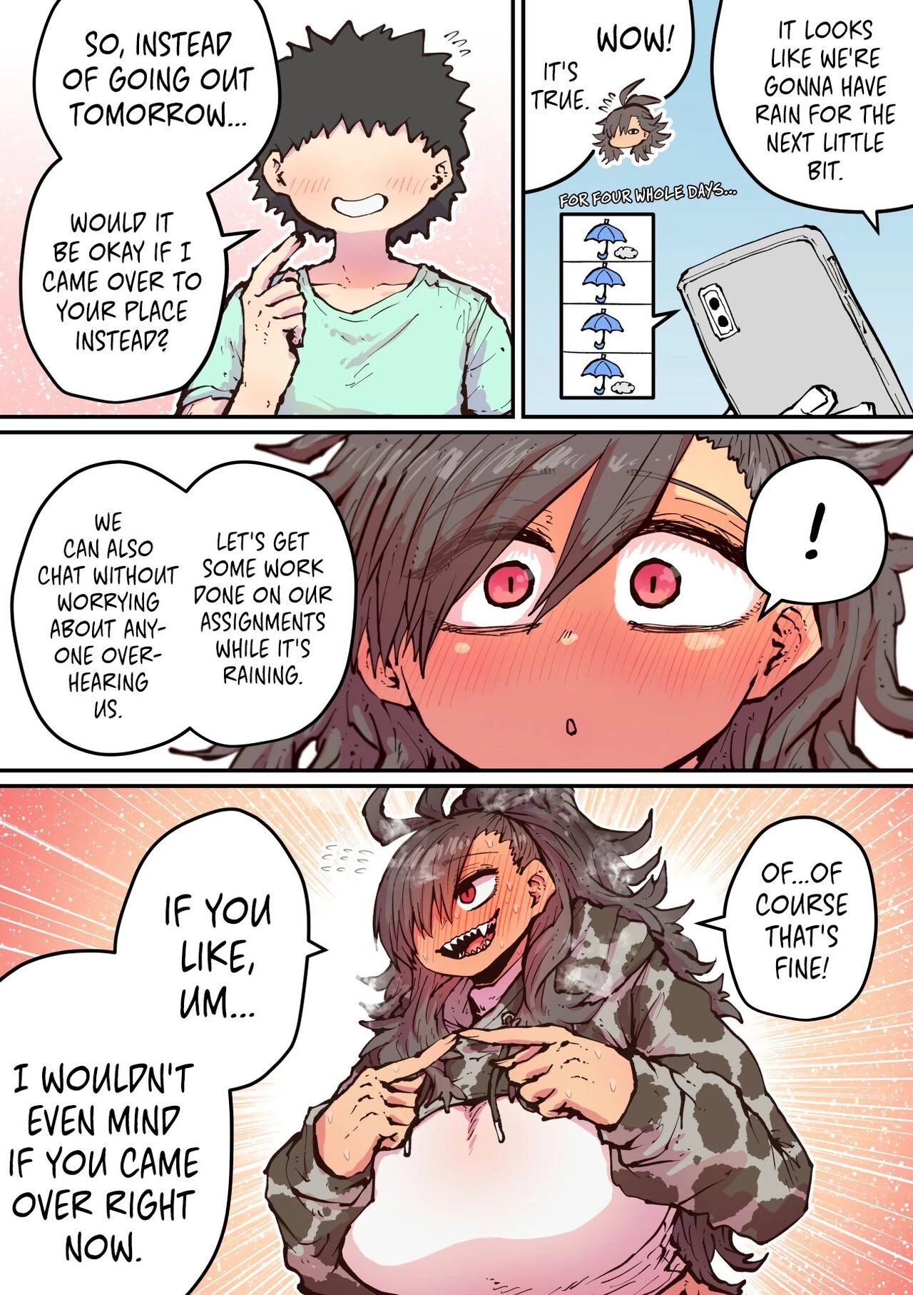 Being Targeted by Hyena-chan (ongoing) porn comic picture 38