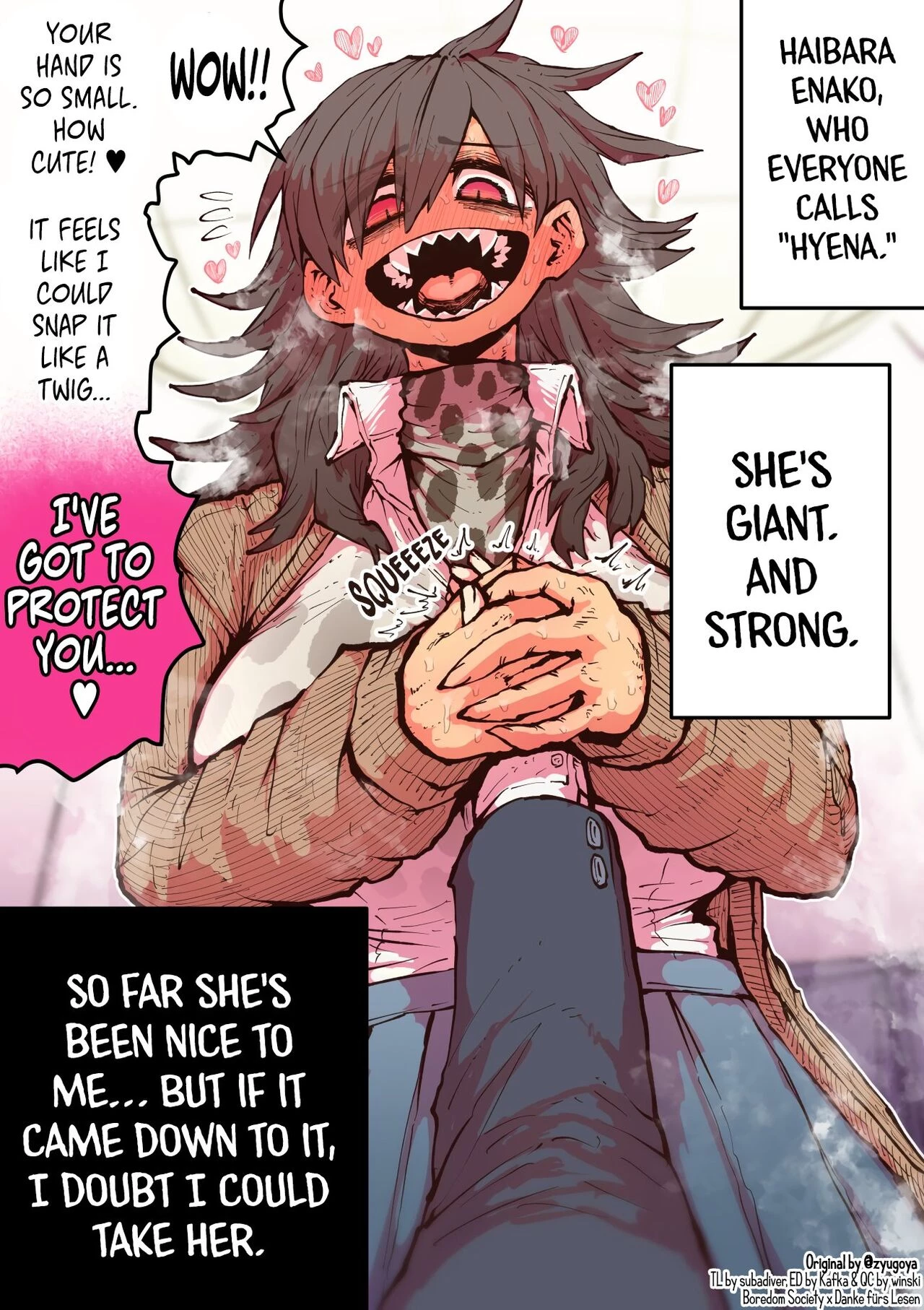 Being Targeted by Hyena-chan (ongoing) porn comic picture 4