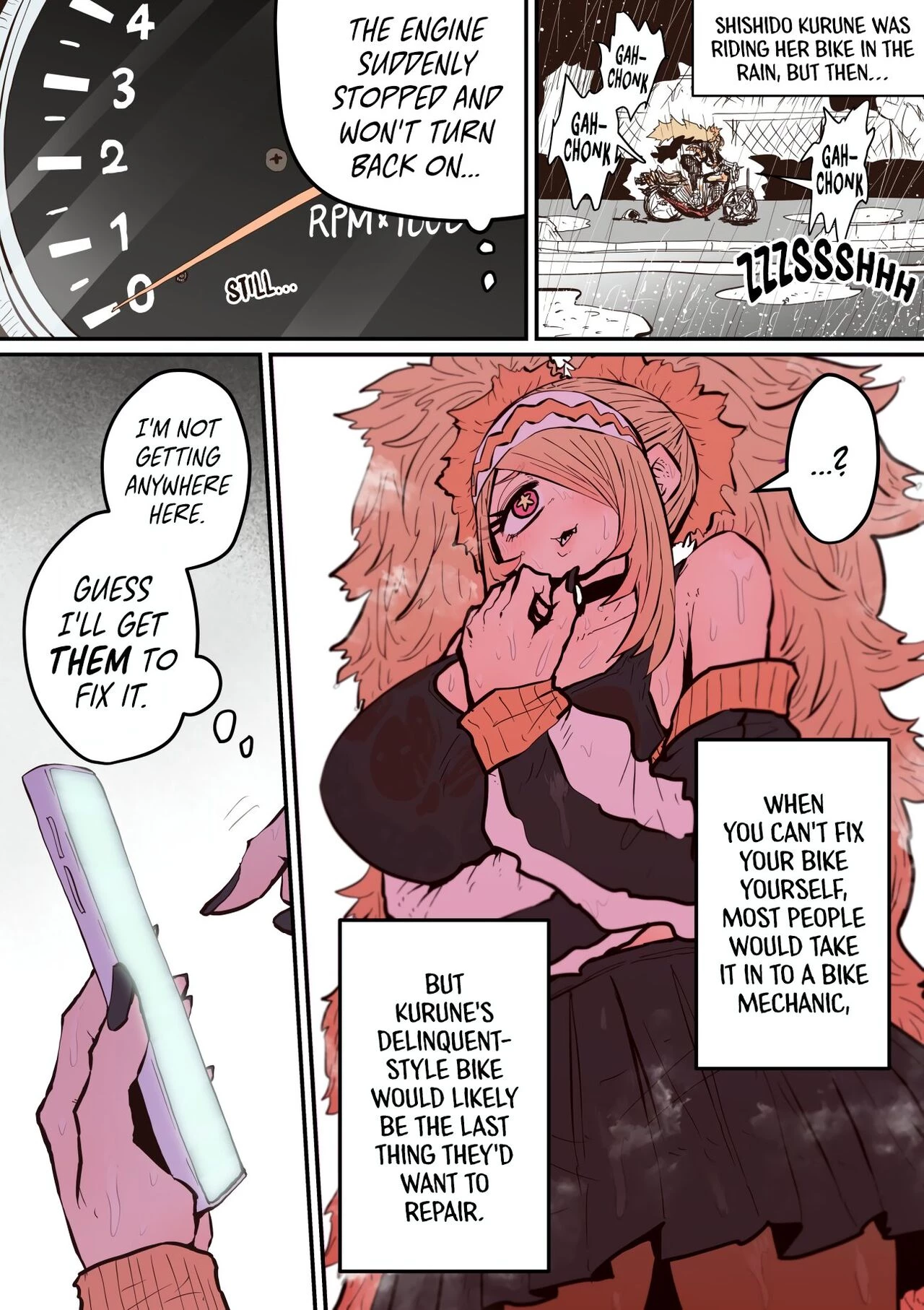 Being Targeted by Hyena-chan (ongoing) porn comic picture 40