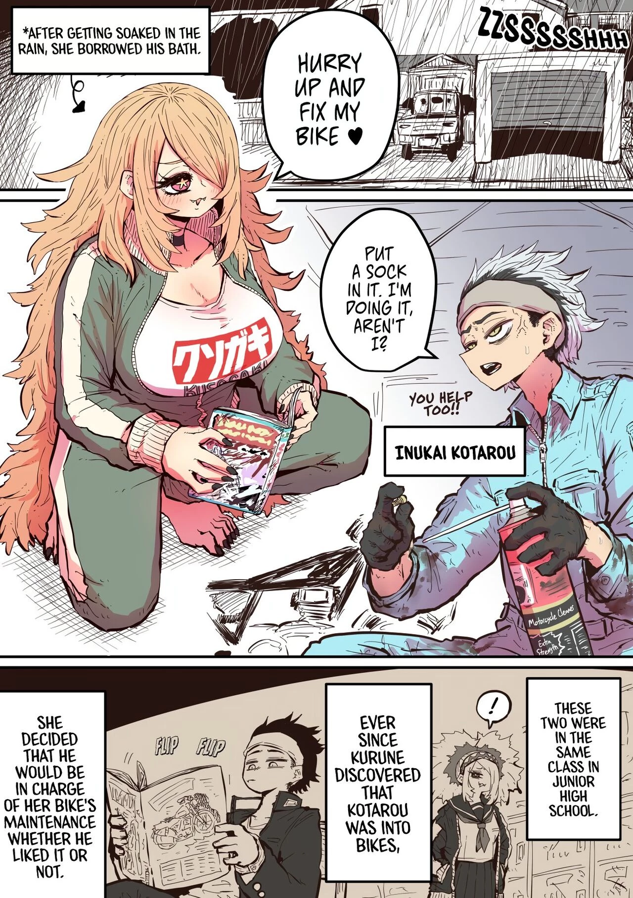 Being Targeted by Hyena-chan (ongoing) porn comic picture 42