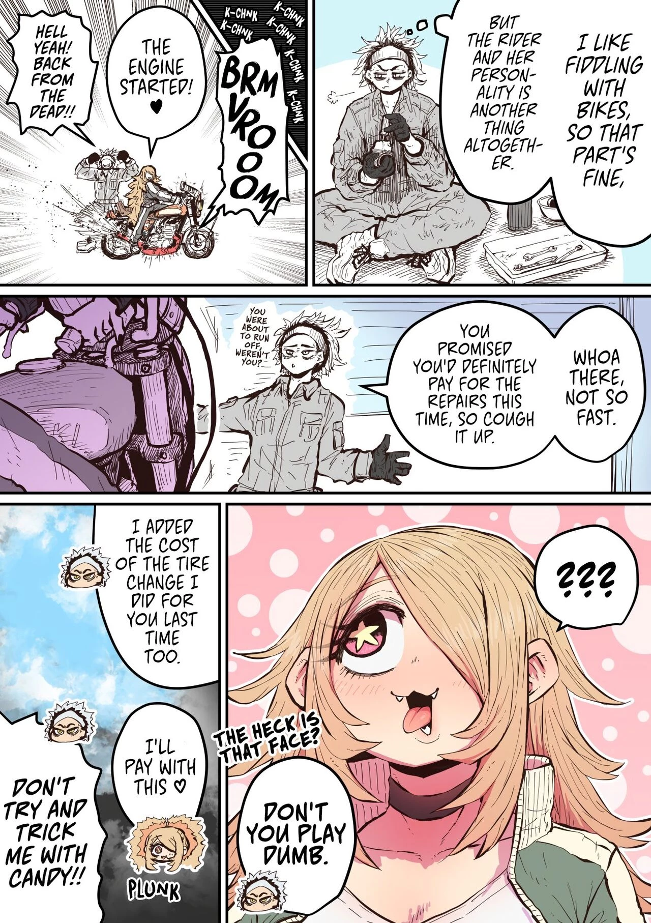 Being Targeted by Hyena-chan (ongoing) porn comic picture 43