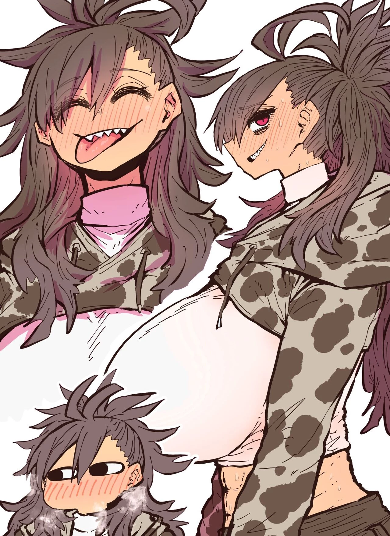 Being Targeted by Hyena-chan (ongoing) porn comic picture 47