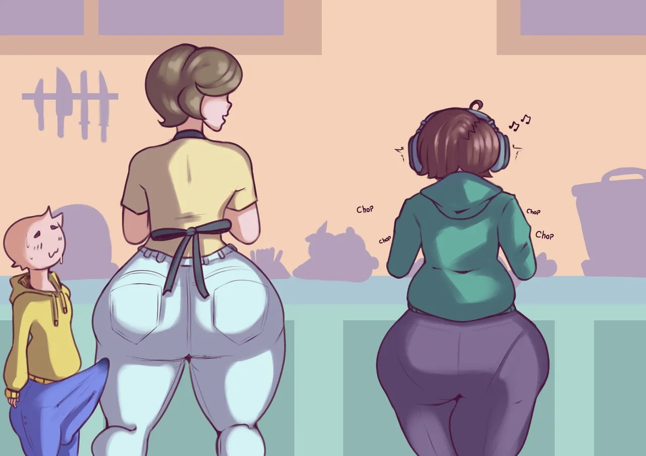 BF's Mom and her Son porn comic picture 1