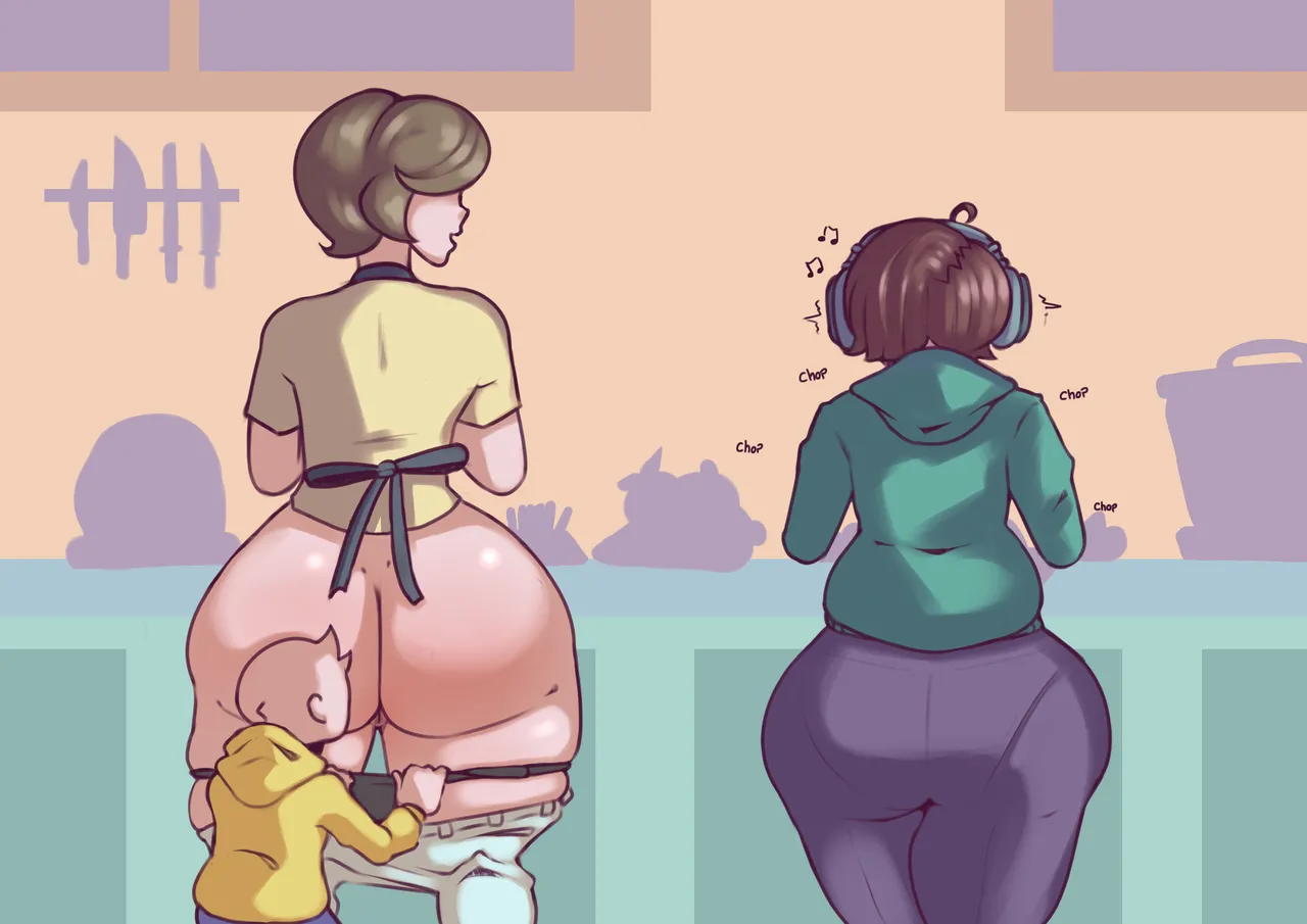 BF's Mom and her Son porn comic picture 2