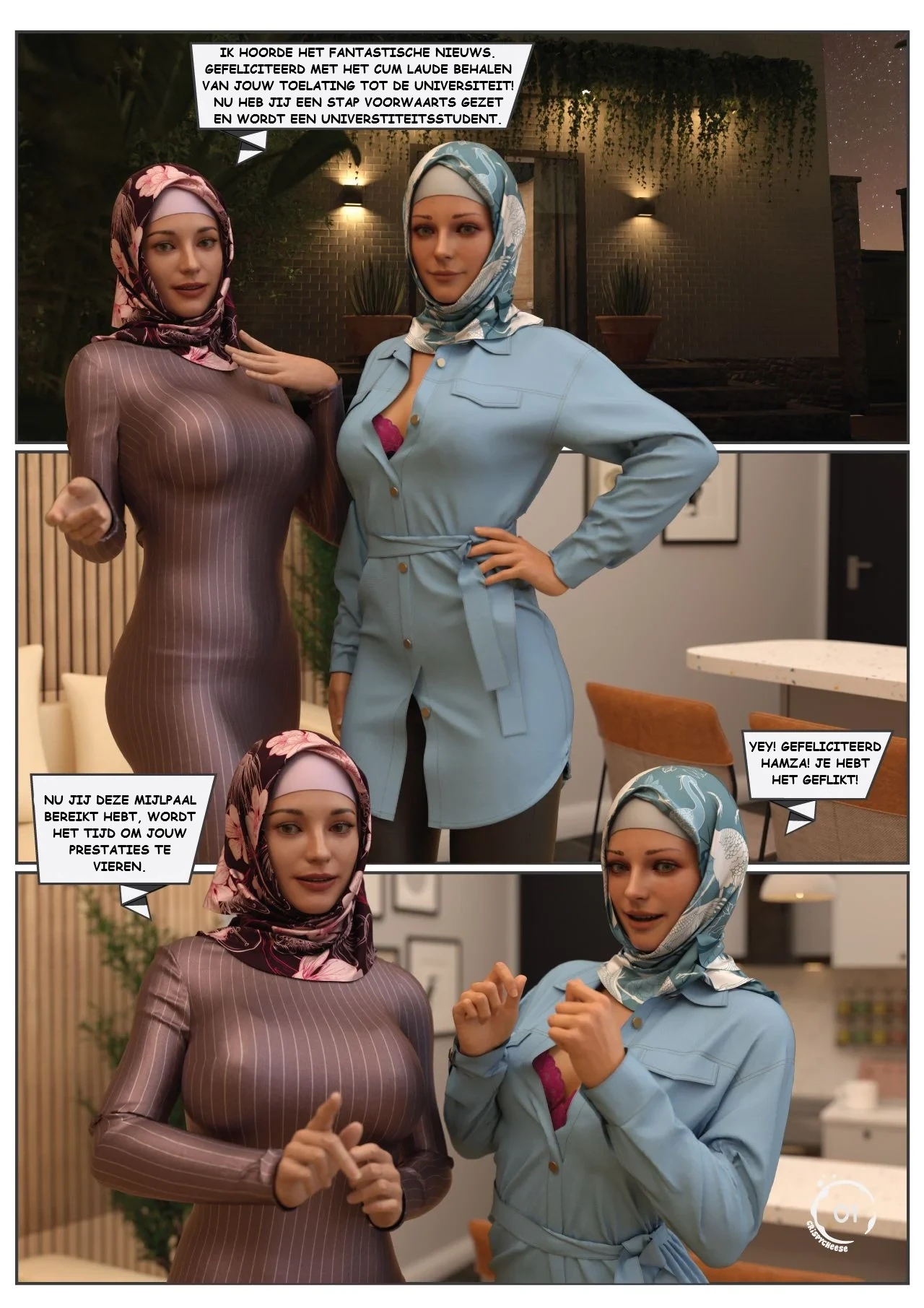 Blended Bonds [ongoing] [NL] porn comic picture 2