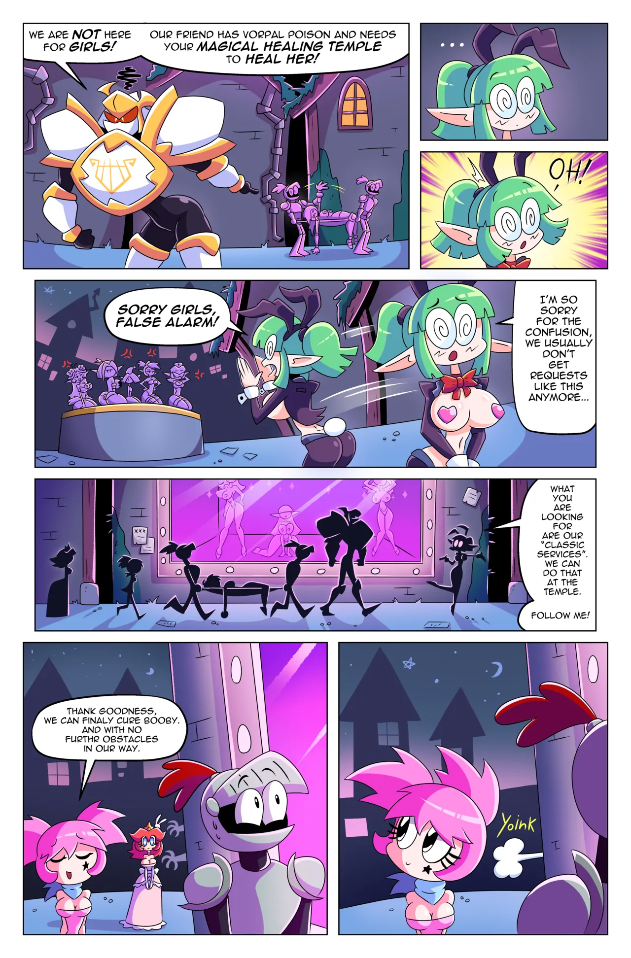 Booby Quest 5 porn comic picture 15
