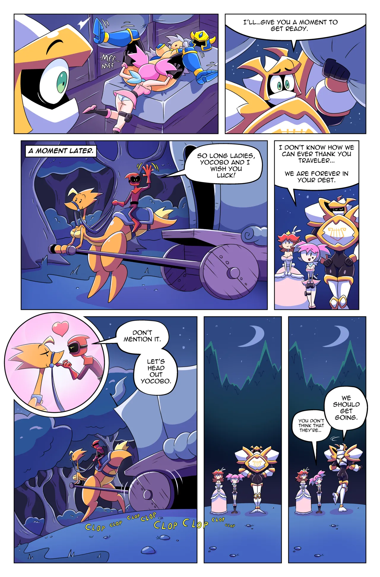 Booby Quest 5 porn comic picture 7