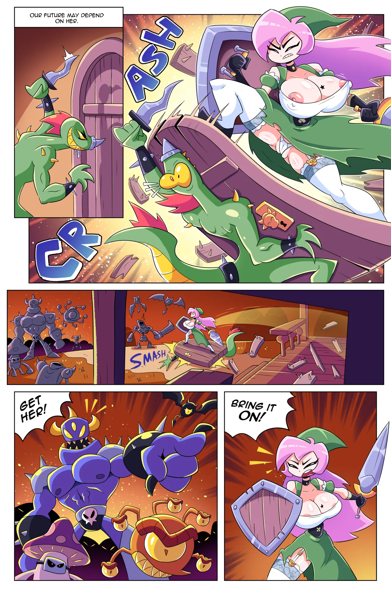 Booby Quest 5 porn comic picture 70