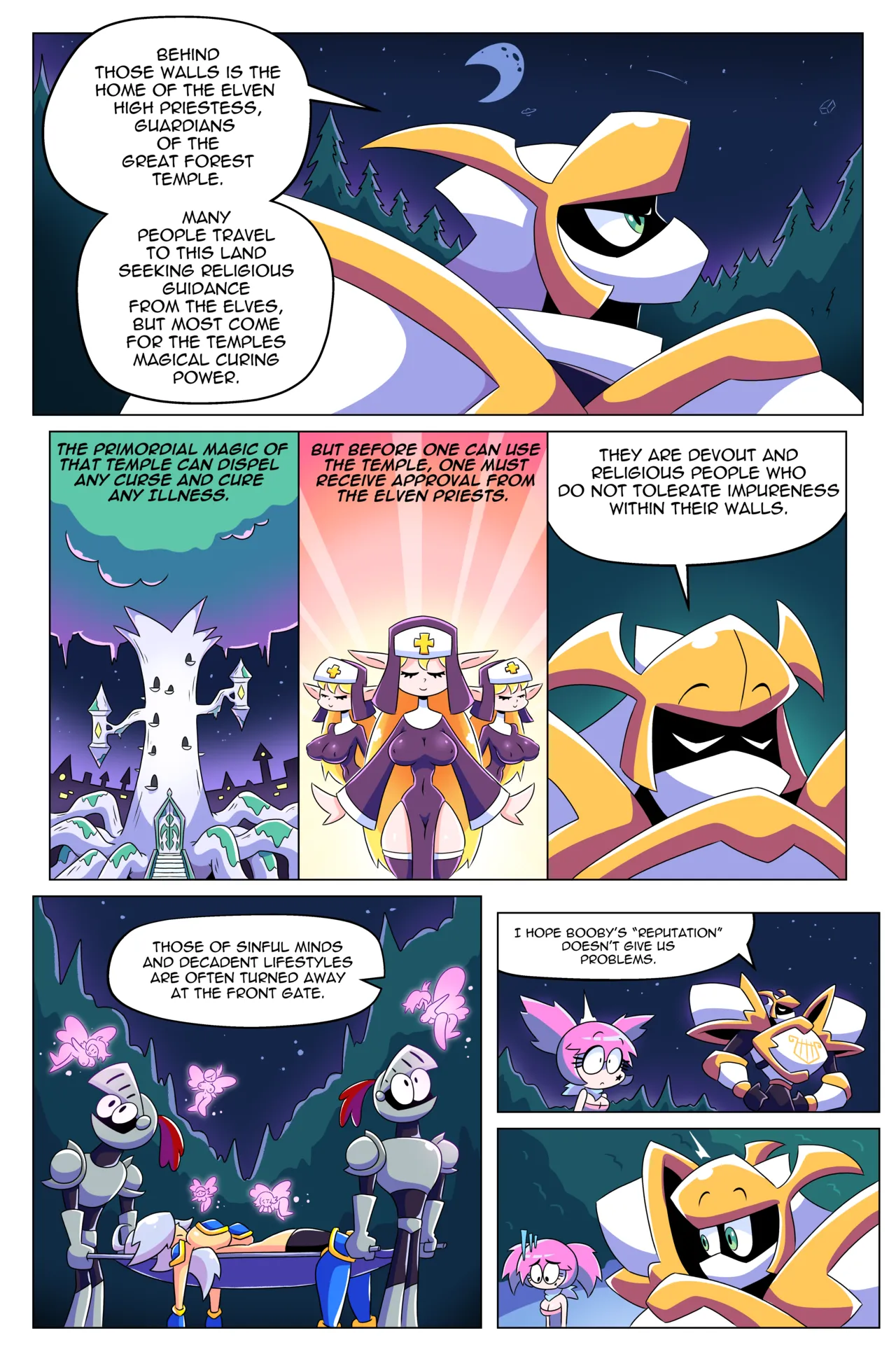 Booby Quest 5 porn comic picture 9