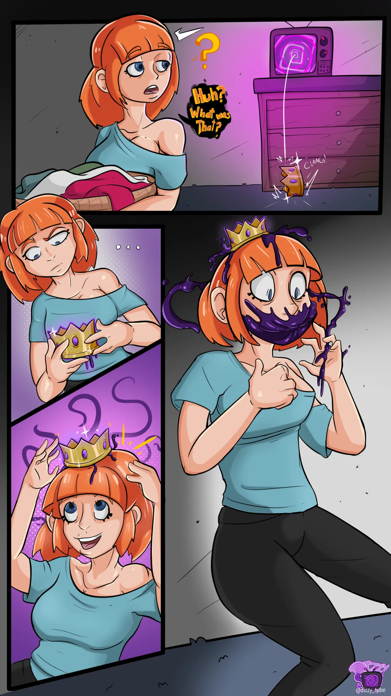 Bow to the Queen porn comic picture 2