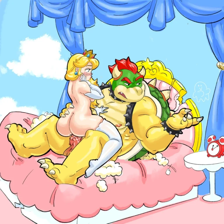Bowser and Peach porn comic picture 2