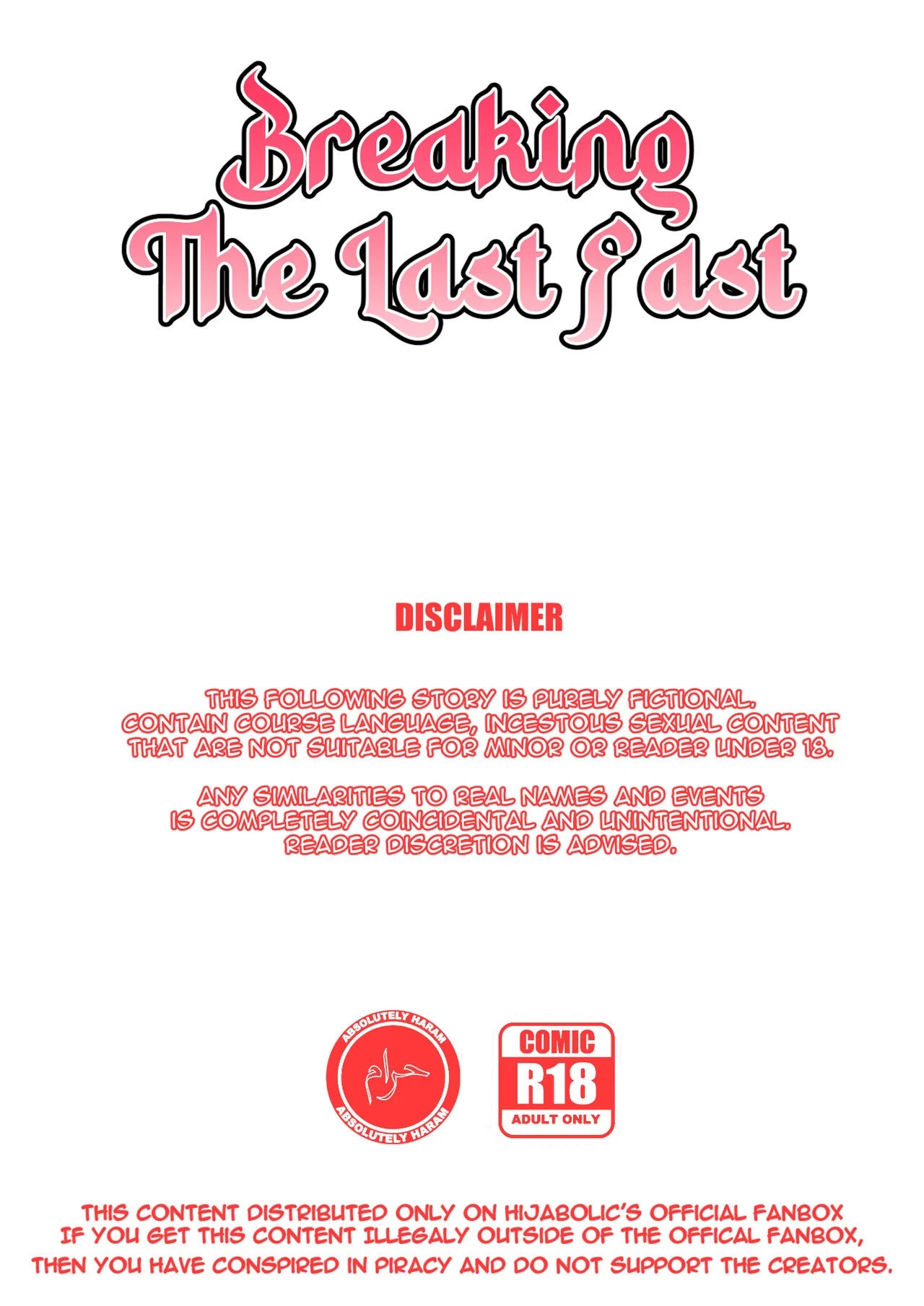 Breaking The Last Fast [ENG] porn comic picture 2