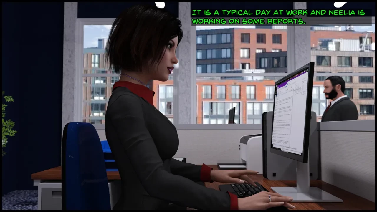 Breaktime at the Office porn comic picture 2