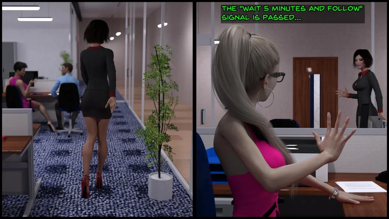 Breaktime at the Office porn comic picture 9