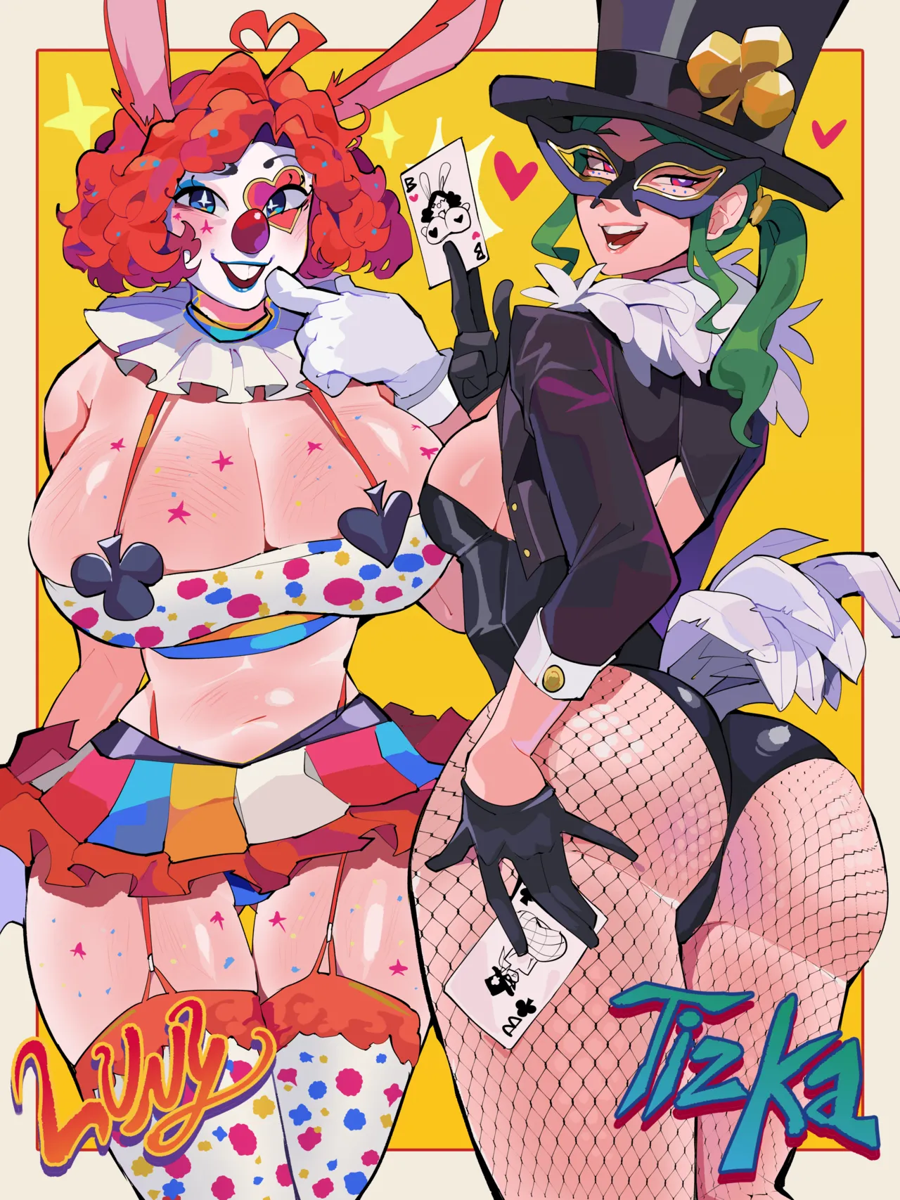 Bubbles Sisters: Luny & Tizka porn comic picture 1