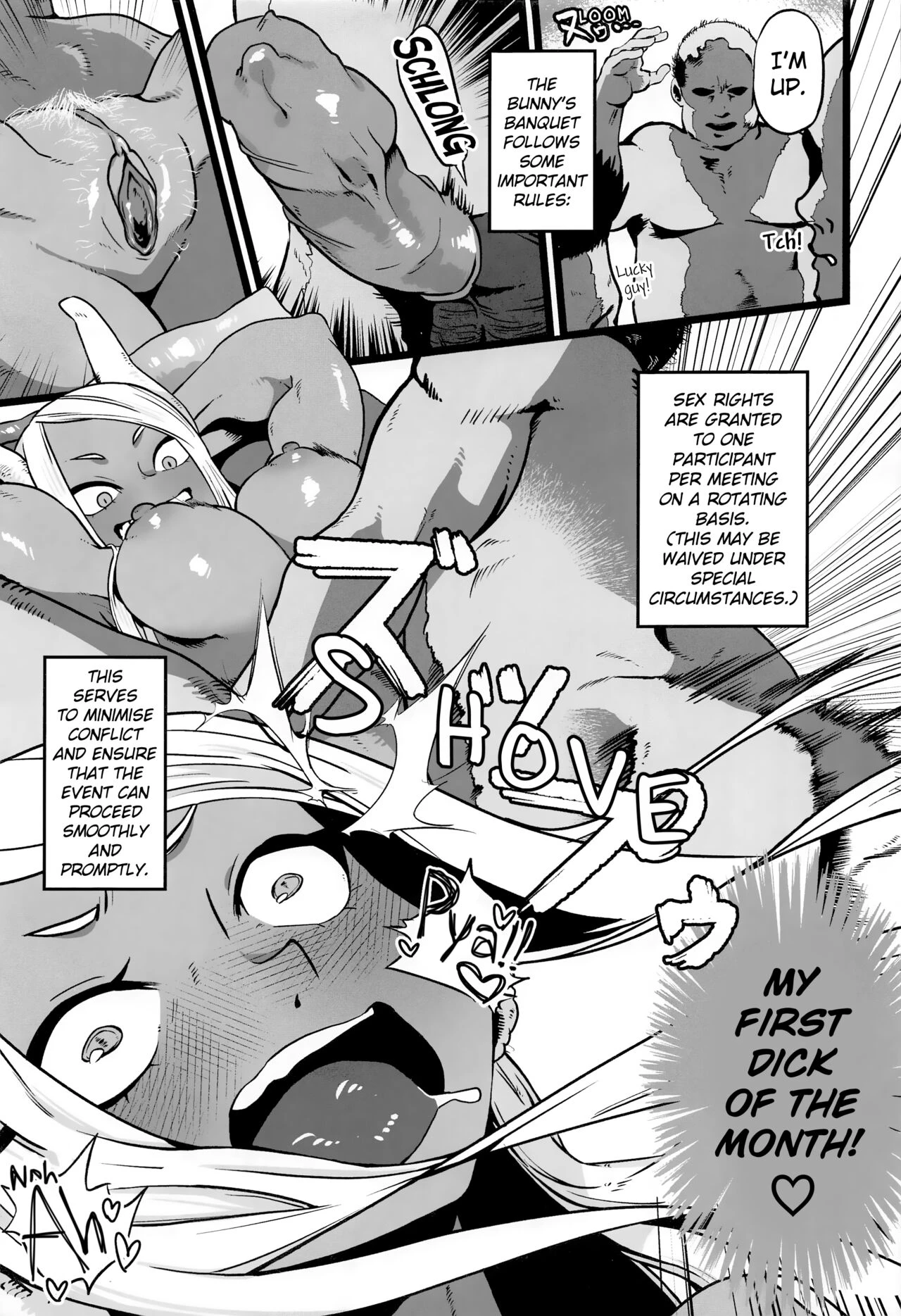 Bukkake Mirko porn comic picture 10