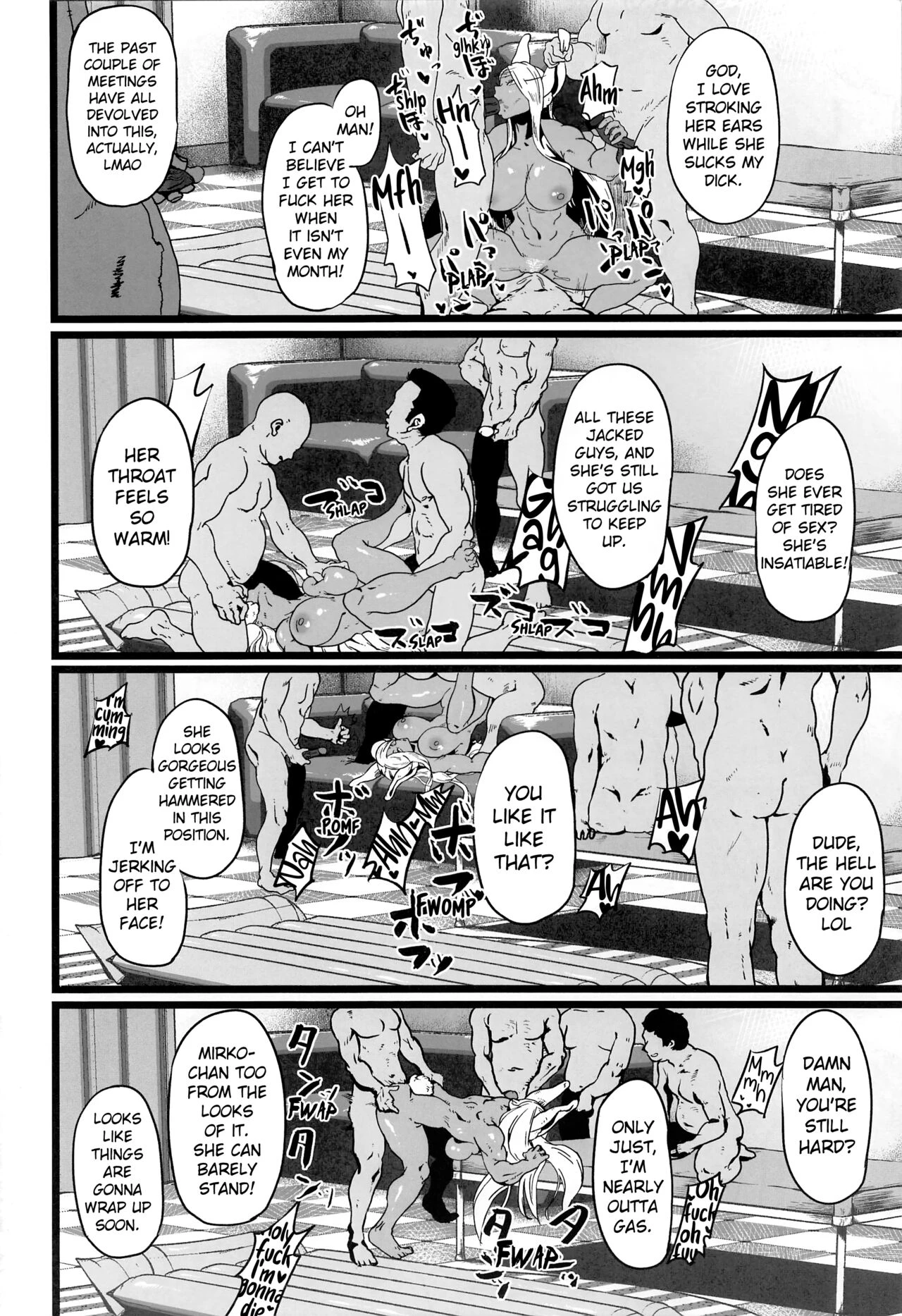 Bukkake Mirko porn comic picture 17