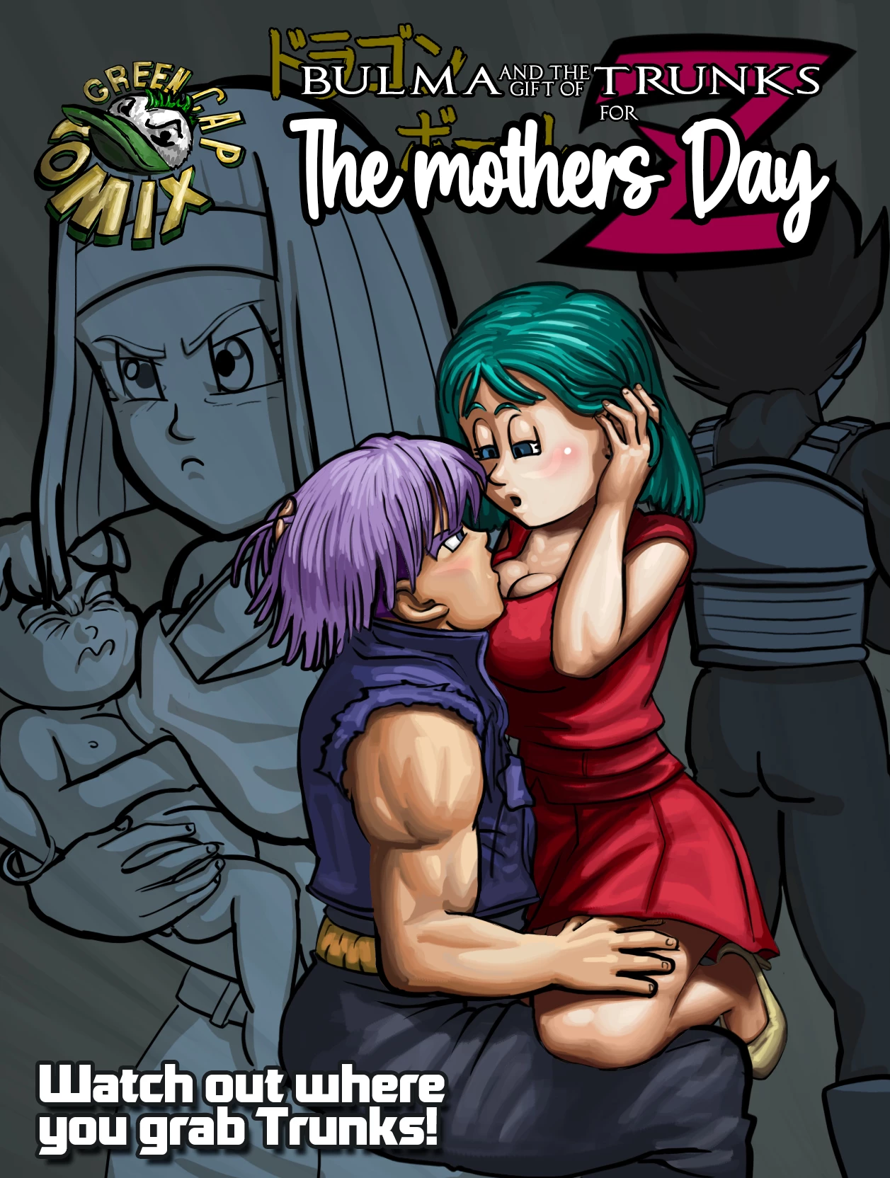 Bulma and the gift of Trunks for the Mother's day porn comic picture 1