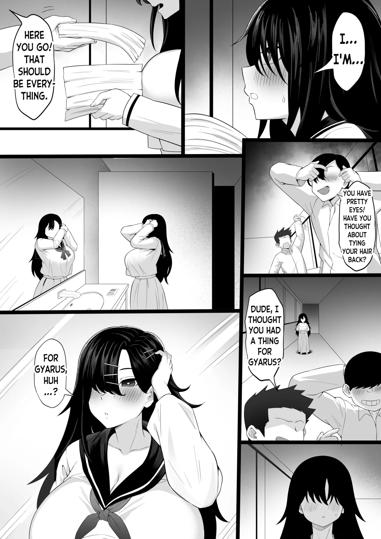 Busty Gyaru's Secret | Bakunyuu Gal no Kakushigoto porn comic picture 35