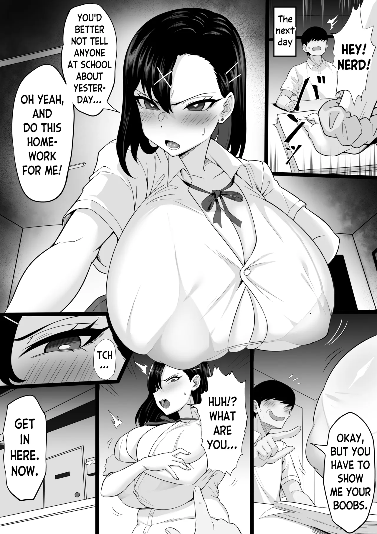 Busty Gyaru's Secret | Bakunyuu Gal no Kakushigoto porn comic picture 9