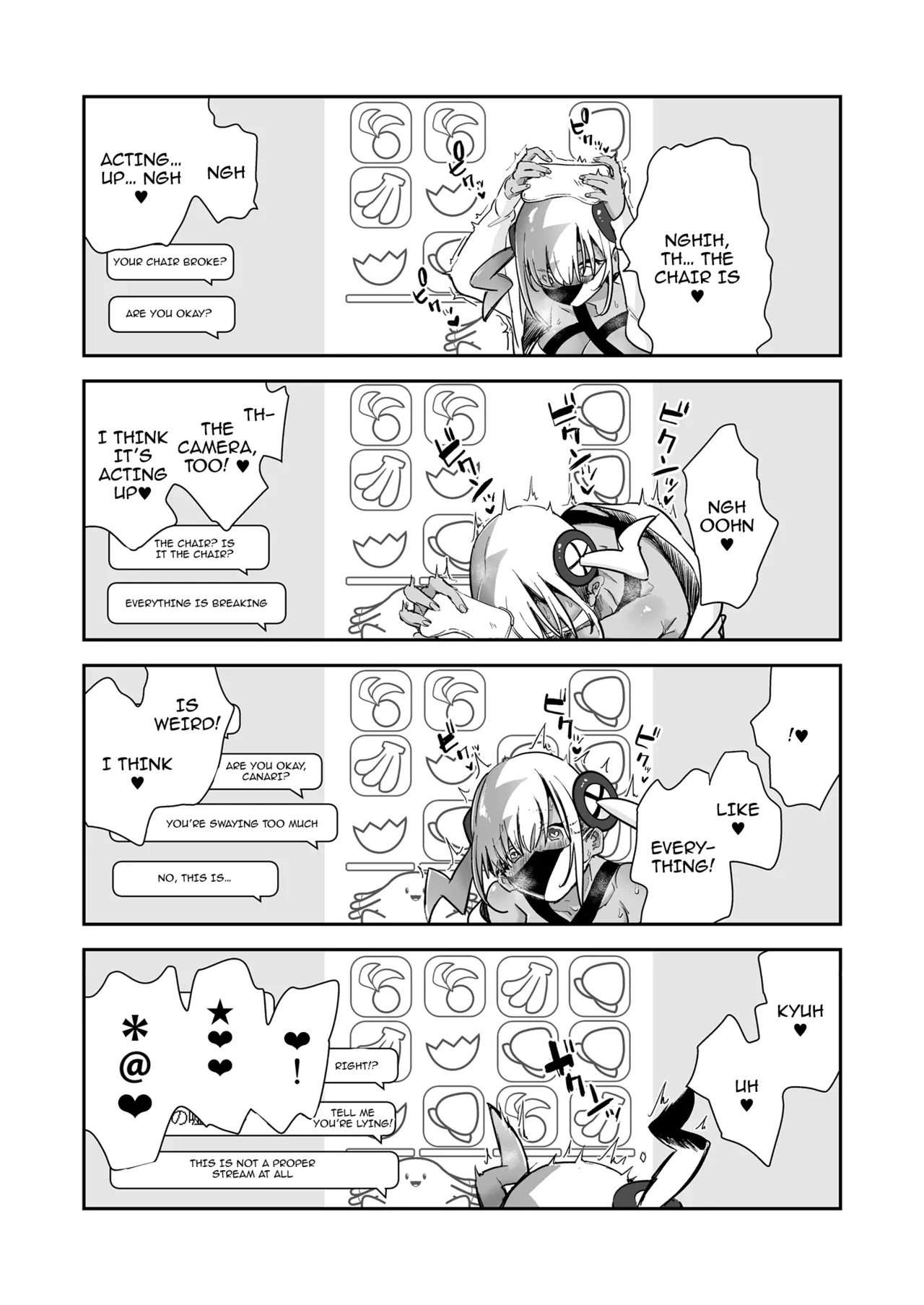 Canari's Well-Behaved So She Won't Do A Lewd Livestream!! | Boku wa Canari Kenzen nano de Ero Haishin wa Shinaizo!! porn comic picture 12