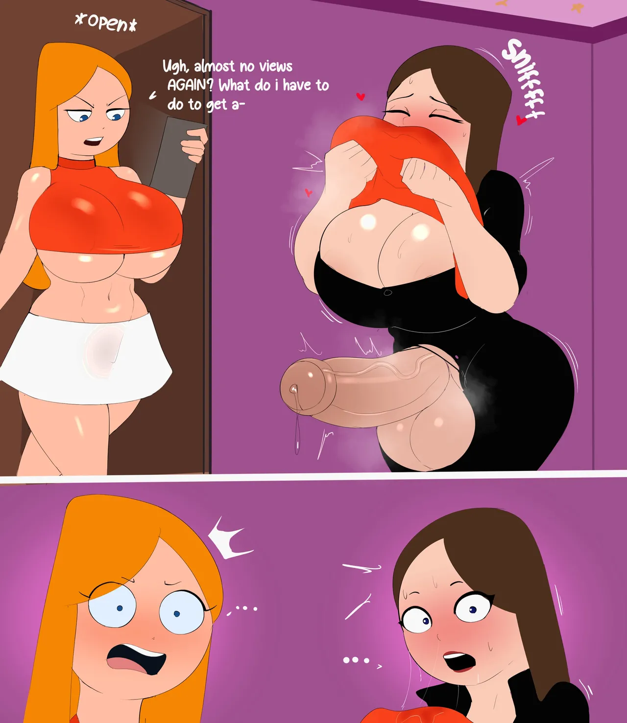 Candace x Vanessa porn comic picture 4