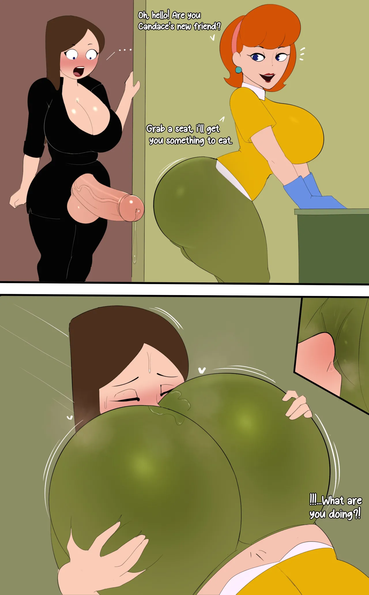 Candace x Vanessa porn comic picture 8