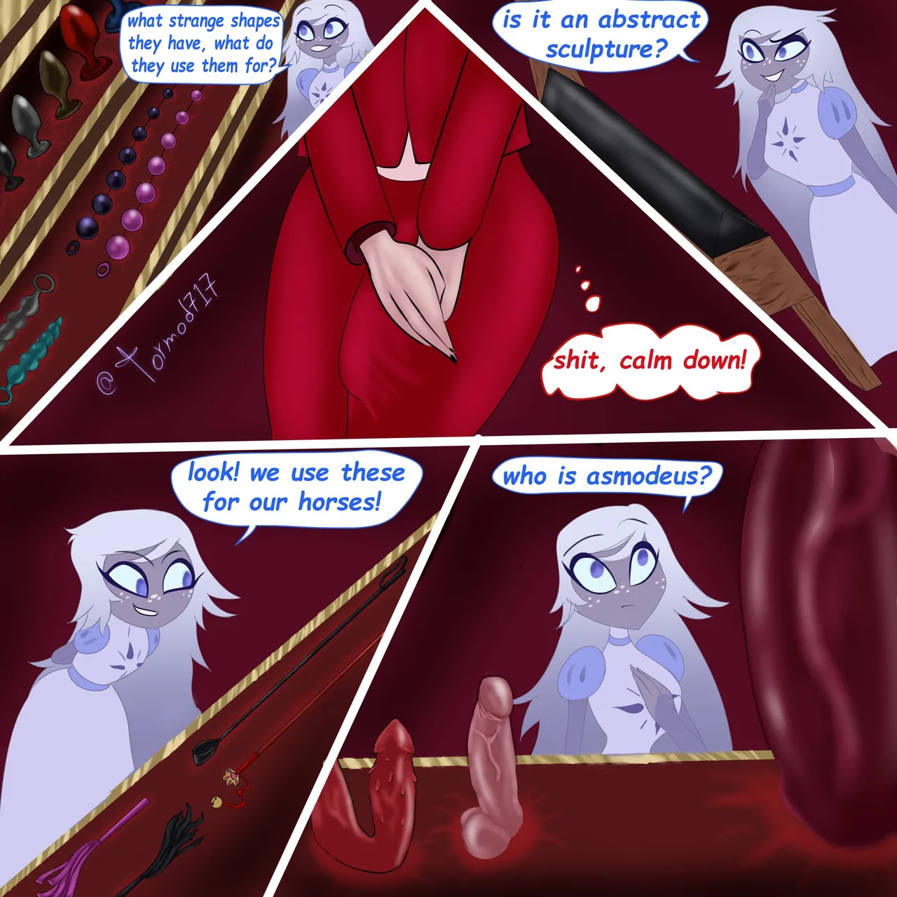 Charlie & Vaggie porn comic picture 13