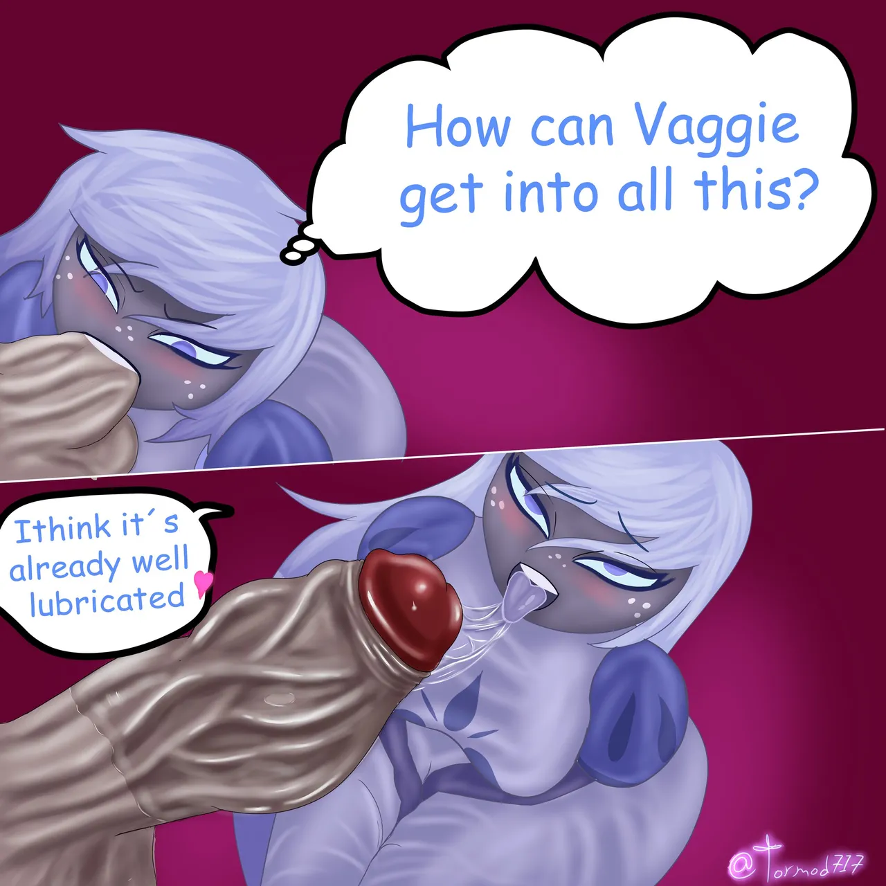 Charlie & Vaggie porn comic picture 16