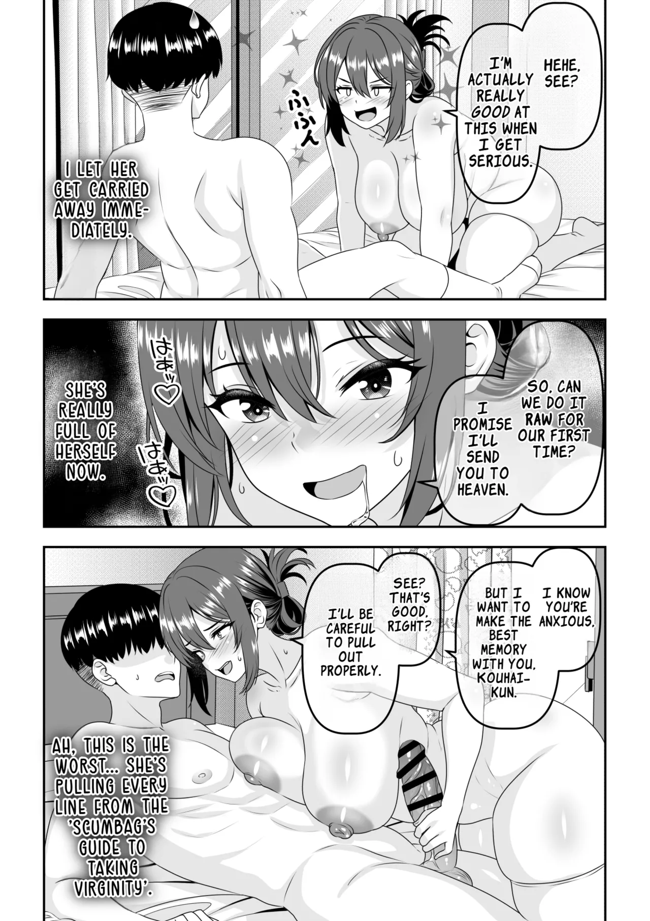 Chastity Reversal- The Reliable Prince-Type Senpai Is Pathetically Quick in Bed During Our First Time | Teisou Gyakuten - Tayoreru Oujisama-kei no Senpai, Hatsu H de Kusso Nasakenai Koshiheko Sourou Sex o Urou Shiteshimau porn comic picture 19