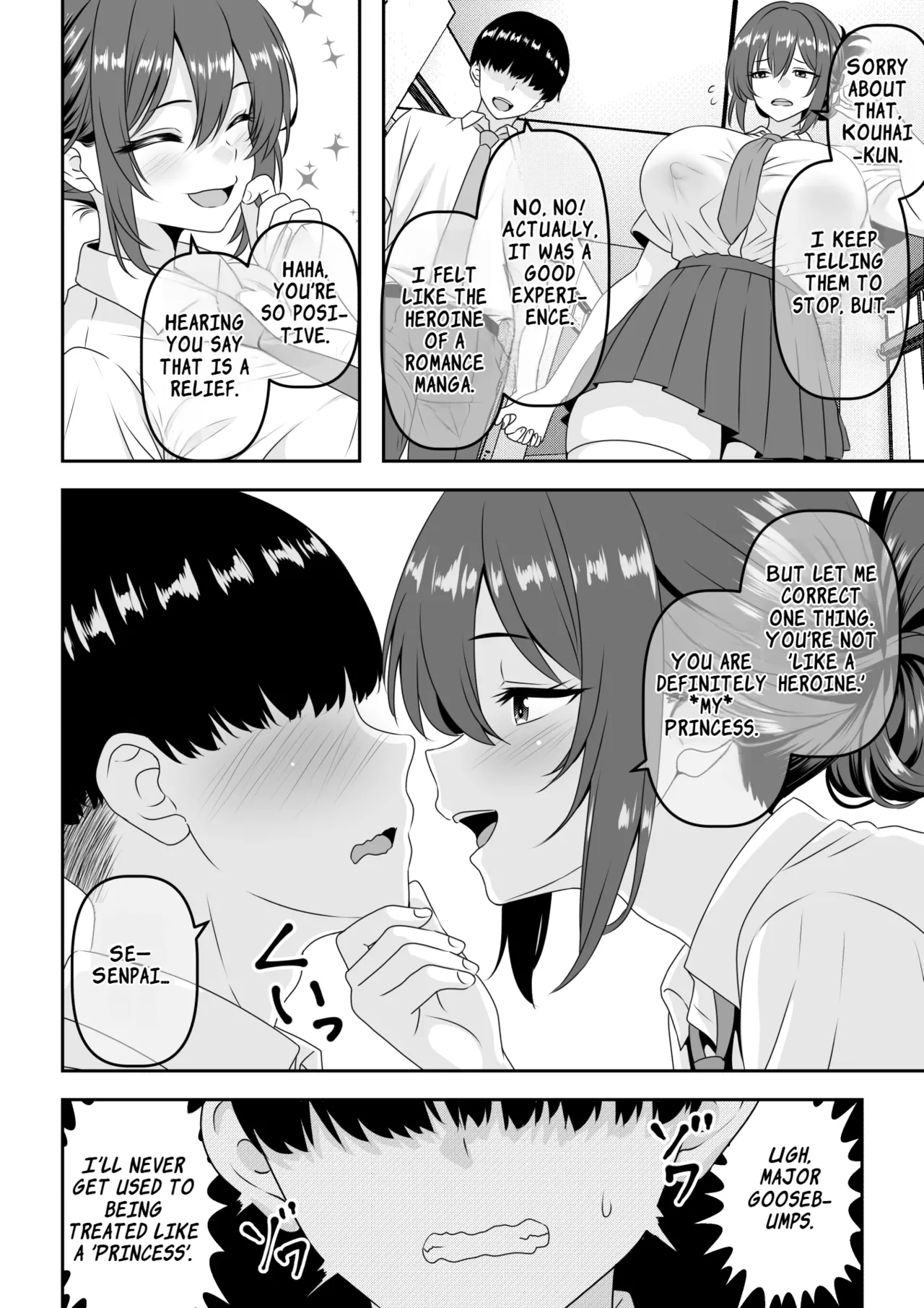 Chastity Reversal- The Reliable Prince-Type Senpai Is Pathetically Quick in Bed During Our First Time | Teisou Gyakuten - Tayoreru Oujisama-kei no Senpai, Hatsu H de Kusso Nasakenai Koshiheko Sourou Sex o Urou Shiteshimau porn comic picture 5