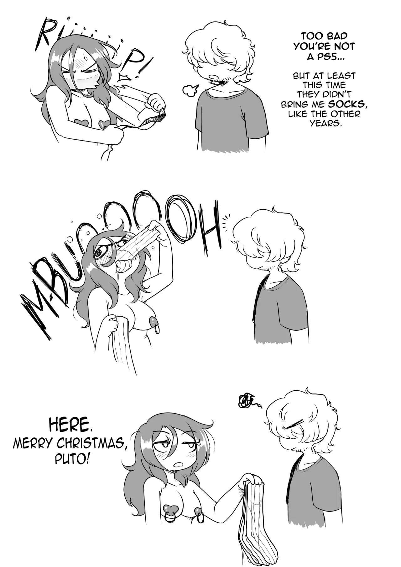 Christmas Milk From Santa porn comic picture 17