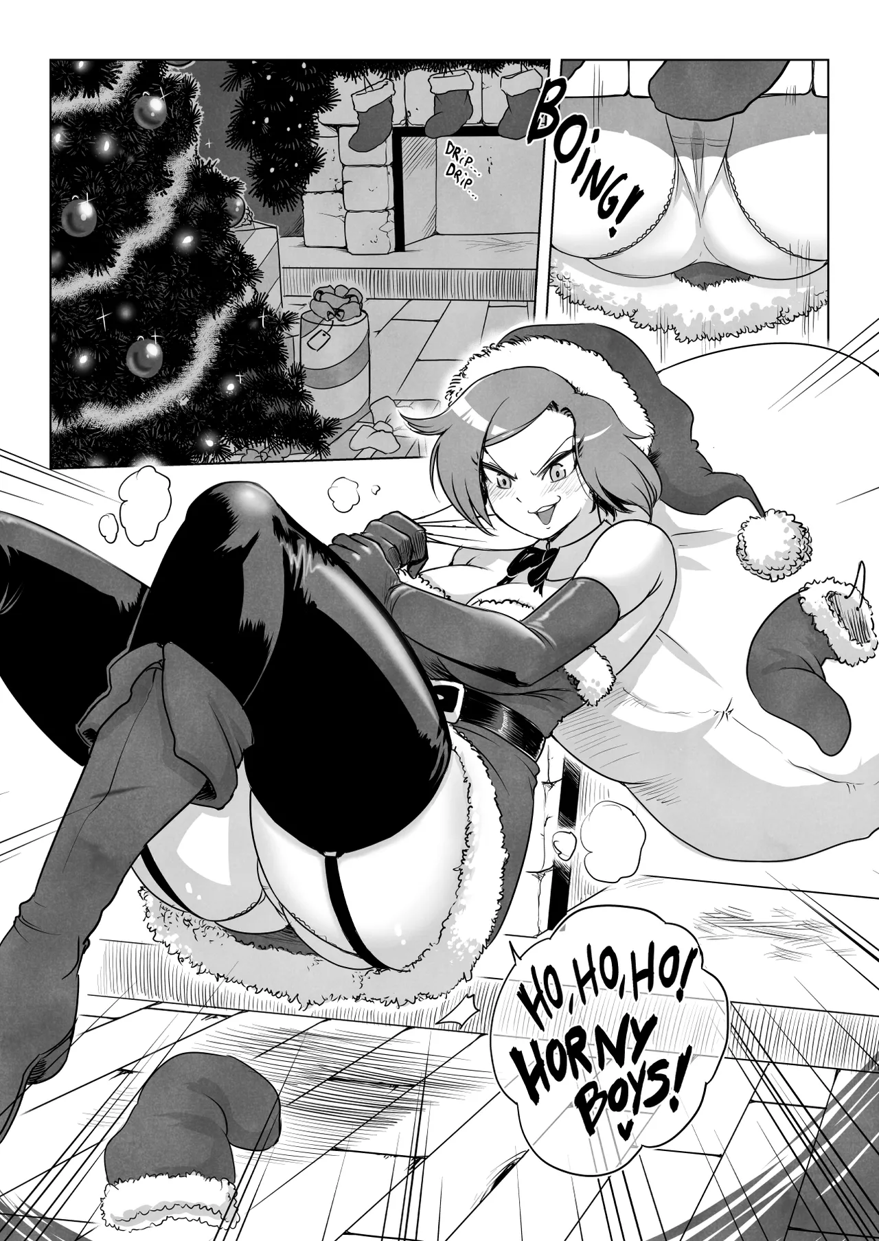 Christmas Milk From Santa porn comic picture 4