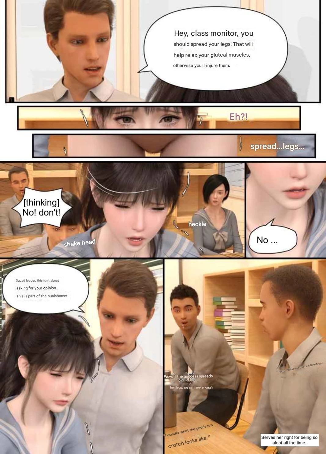 Class Monitor's Punishment 2 porn comic picture 18