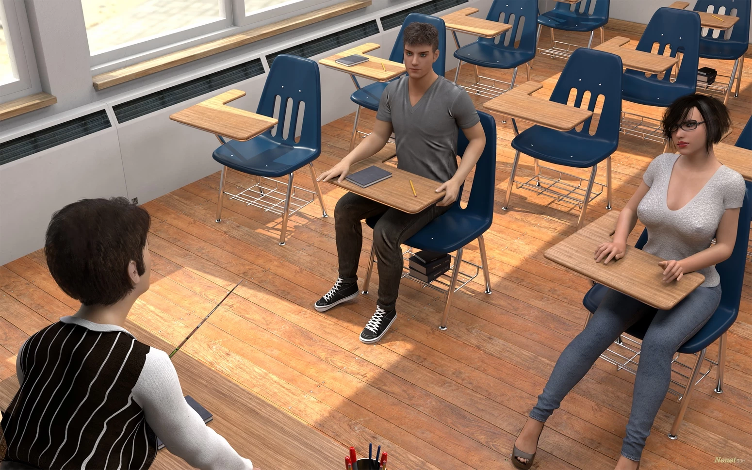 Classroom Teacher porn comic picture 2