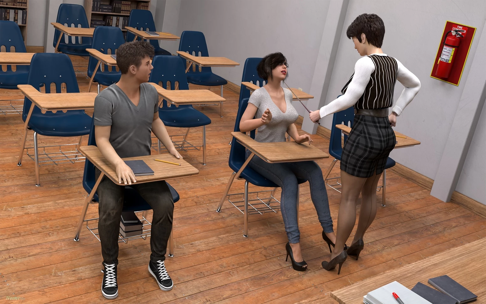 Classroom Teacher porn comic picture 3