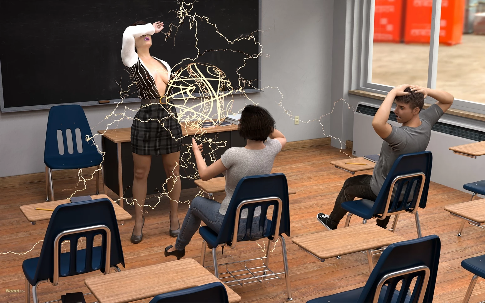 Classroom Teacher porn comic picture 7