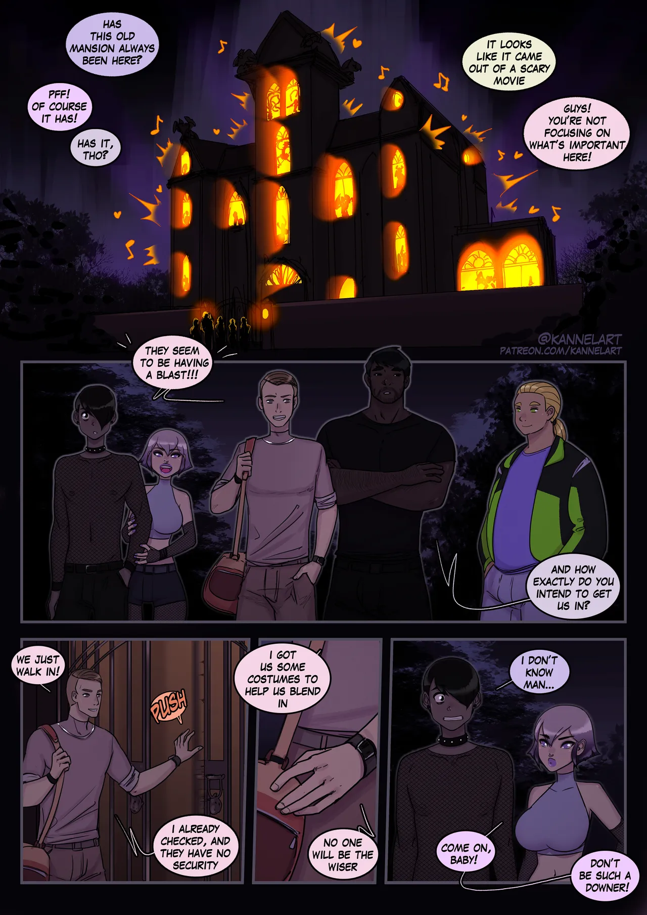 Costume Party Extravaganza: Year Four porn comic picture 3