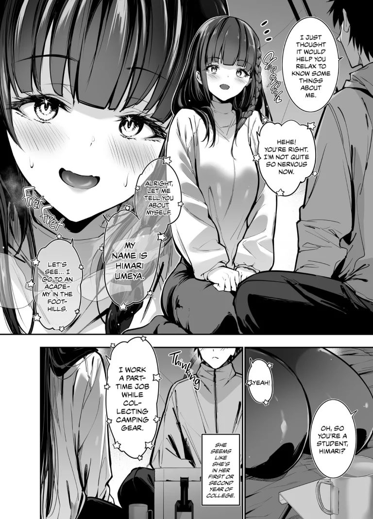 Cozying up With a Campground Cutie porn comic picture 7
