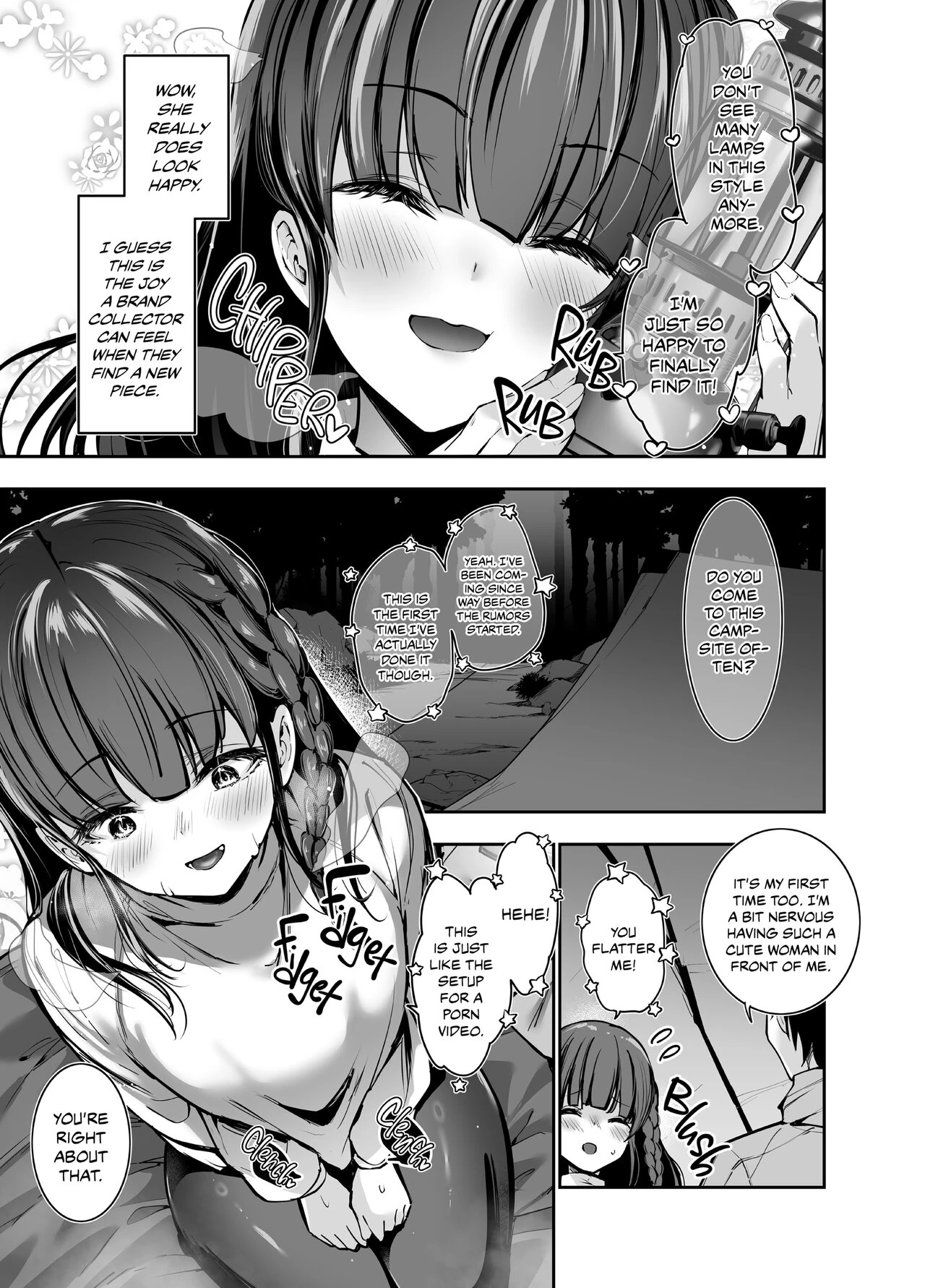 Cozying up With a Campground Cutie porn comic picture 8