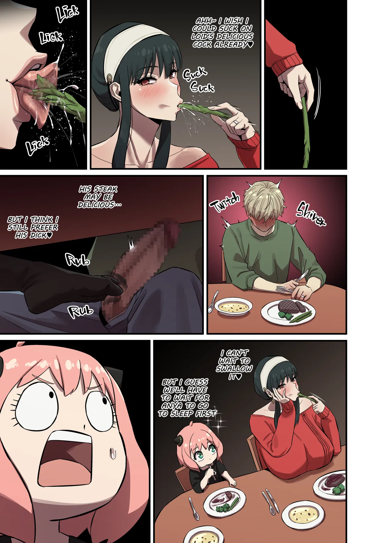 CRAZY SEX LIFE OF THE FORGER FAMILY porn comic picture 10