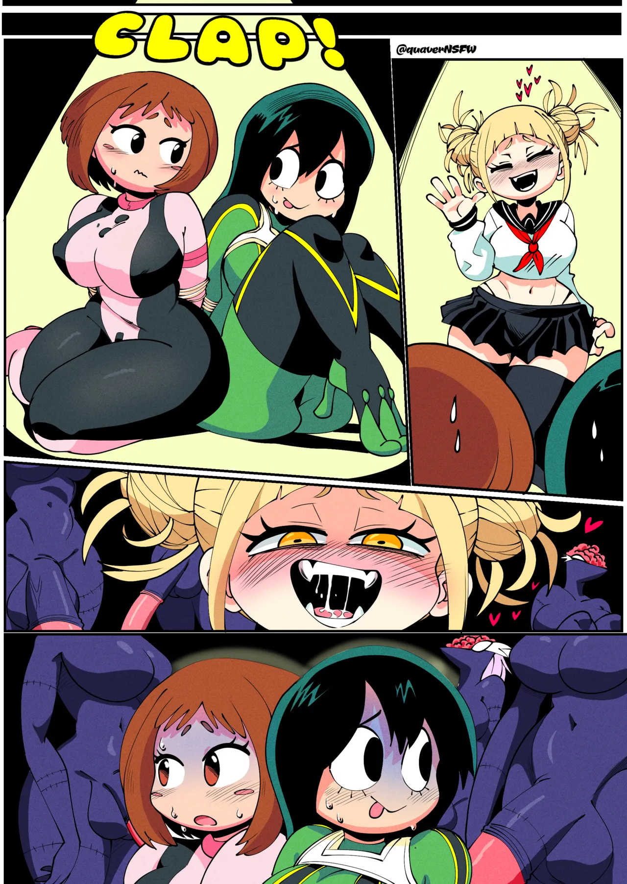 Cum blast (my hero academia) porn comic picture 1