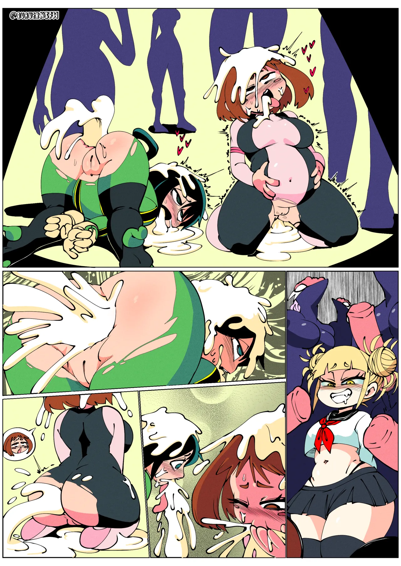 Cum blast (my hero academia) porn comic picture 11