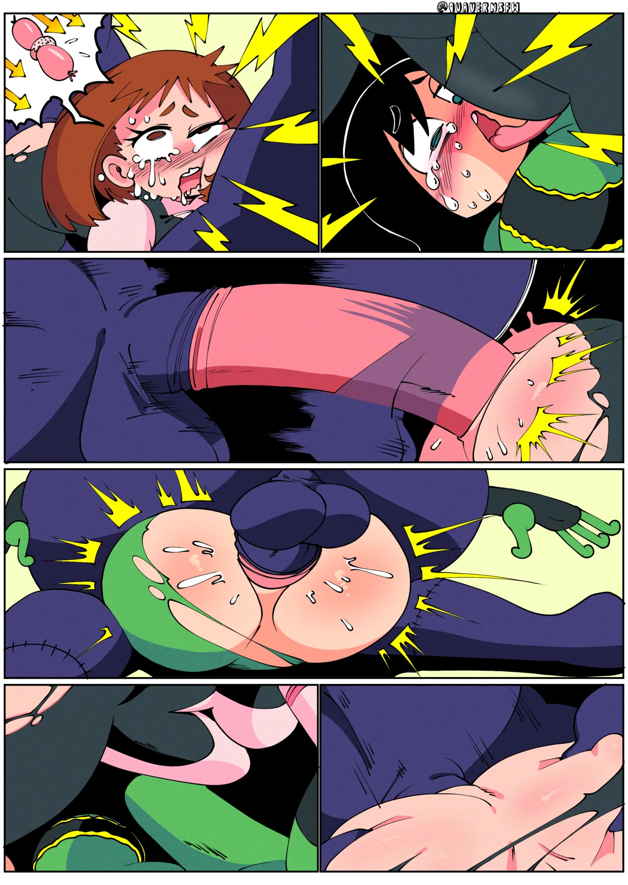 Cum blast (my hero academia) porn comic picture 14