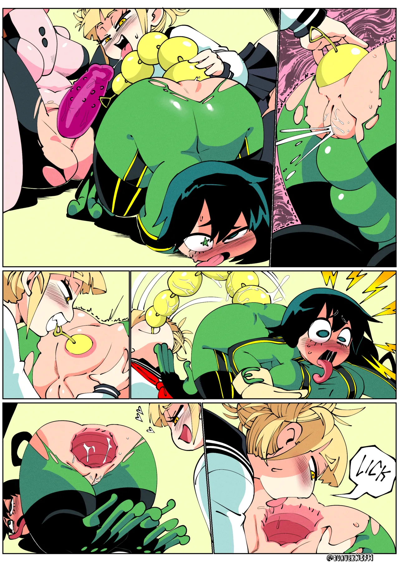 Cum blast (my hero academia) porn comic picture 7