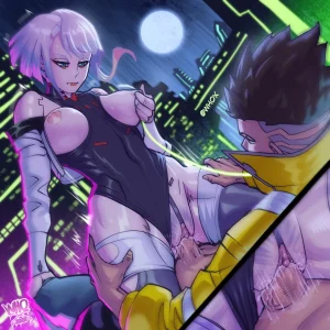 Cyberpunk 2077 porn comic picture 1